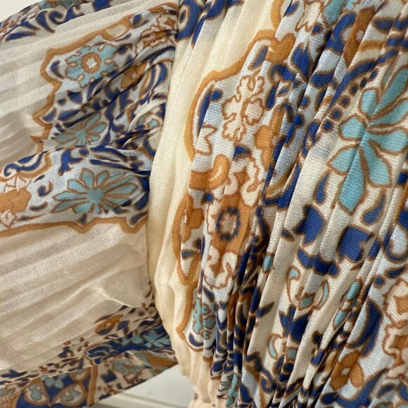 Zimmermann Printed Plissé-Organza Mini Dress - Picture 4 of 10